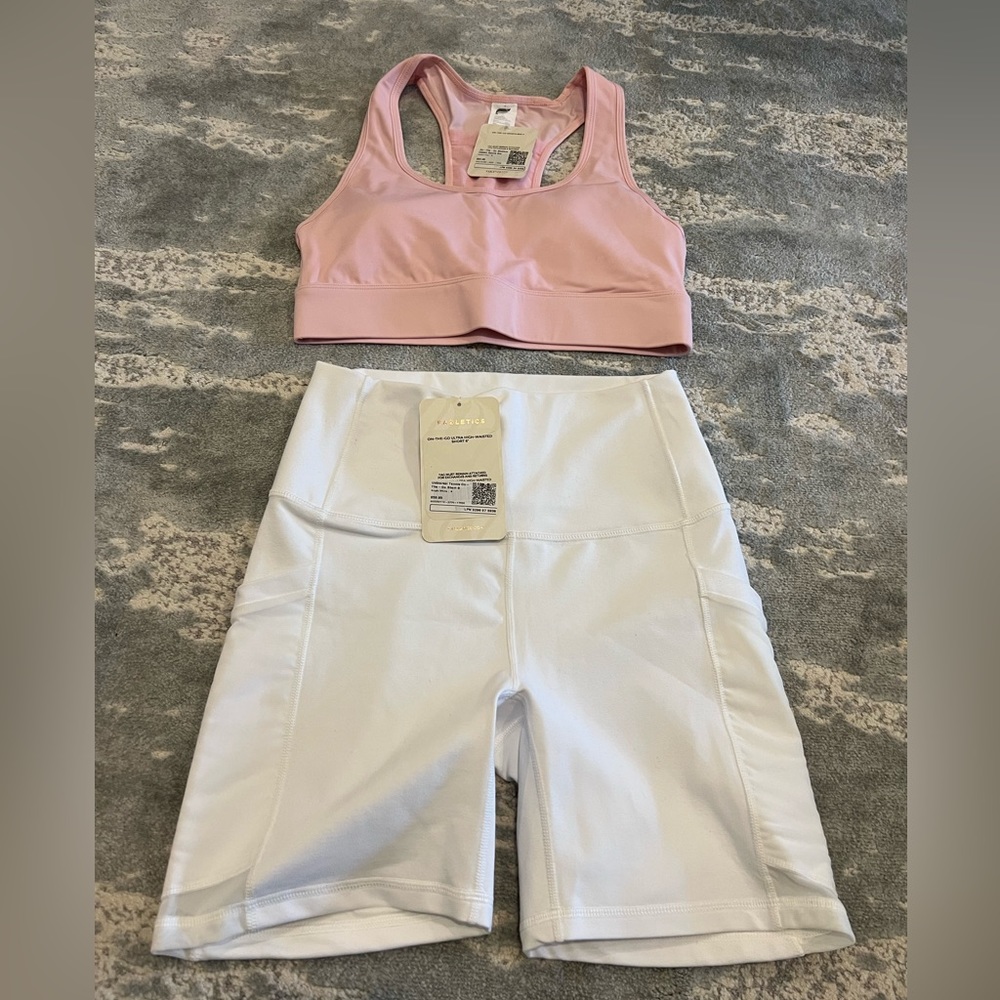 Fabletics sports top and short
